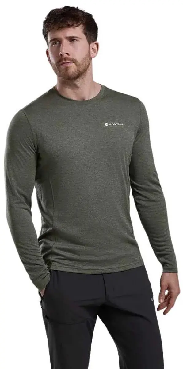 Montane Dart T-shirt Met Lange Mouwen Groen,Grijs L Man
