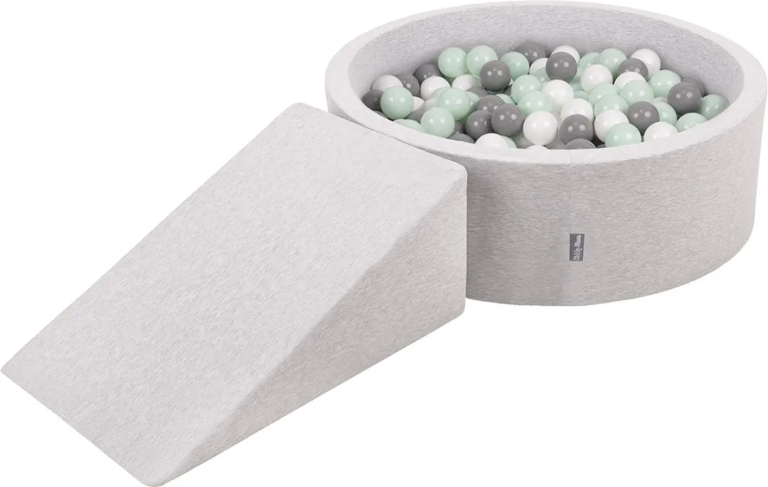 KiddyMoon Schuimspeelplaats Ballenbad 100 Ballen ∅7cm
