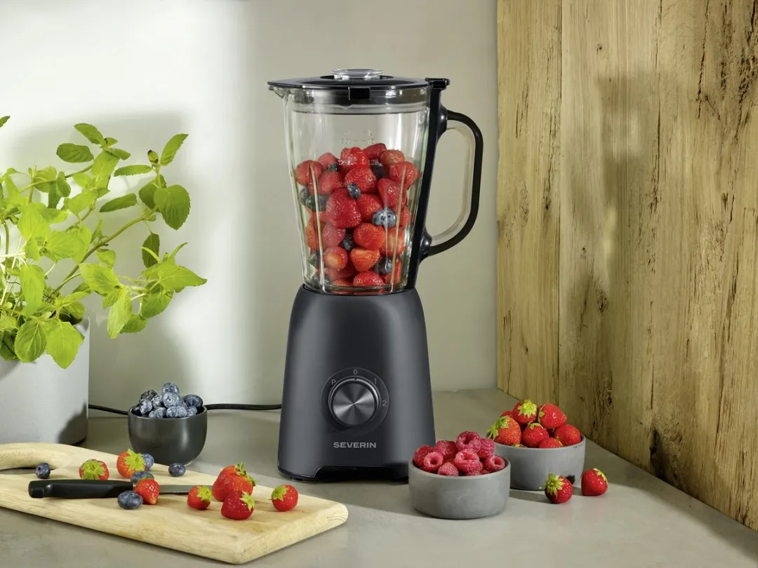 Severin SM 3722 Blender 600W 1,5L - 2 Snelheden - Zwart