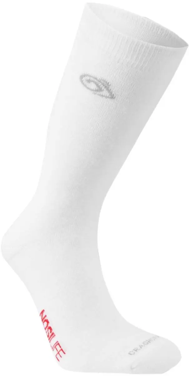 Craghoppers Nosilife Wool Half Lange Sokken Wit EU 43-47