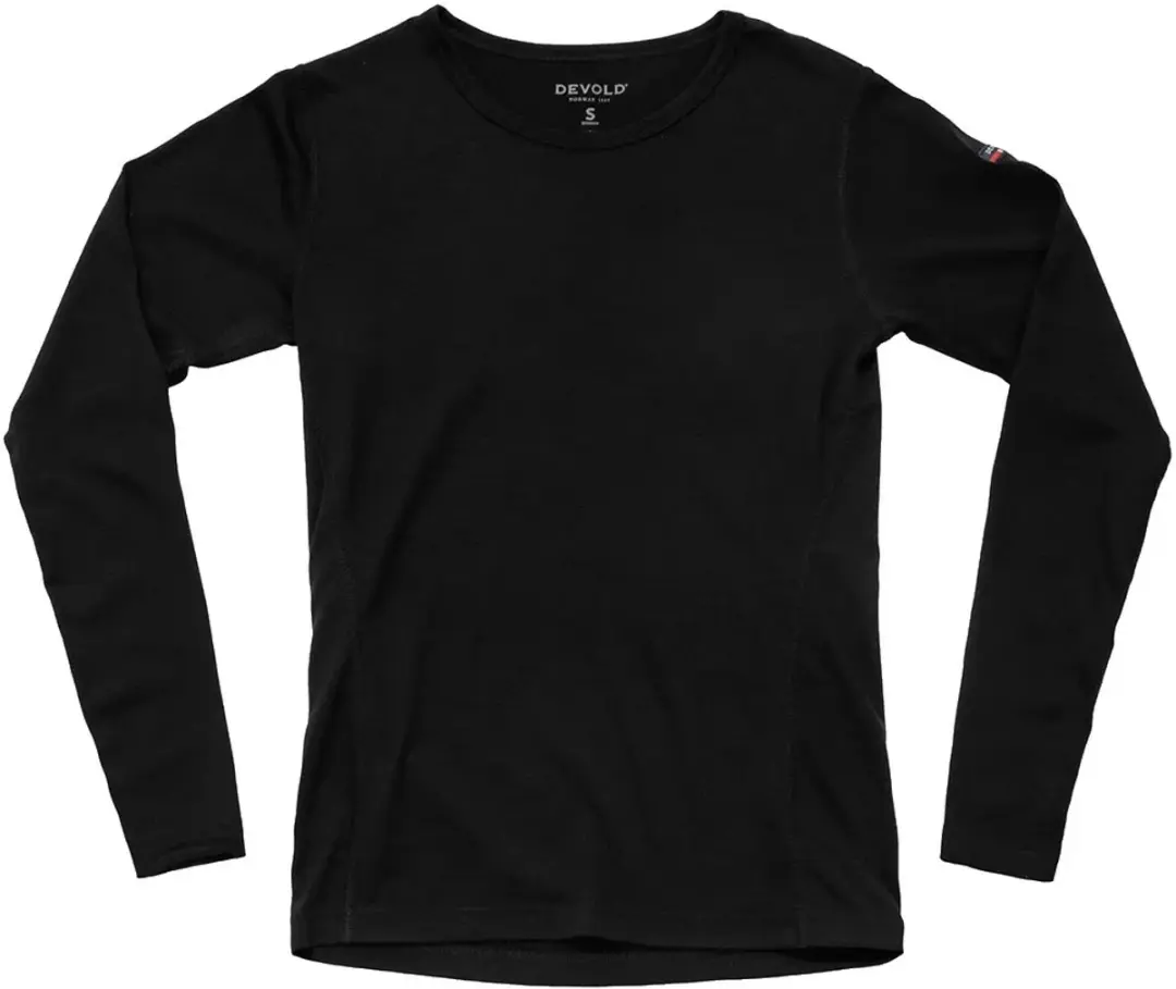 Devold Of Norway Breeze Merino 150 T-shirt Met Lange Mouwen Zwart M Vrouw