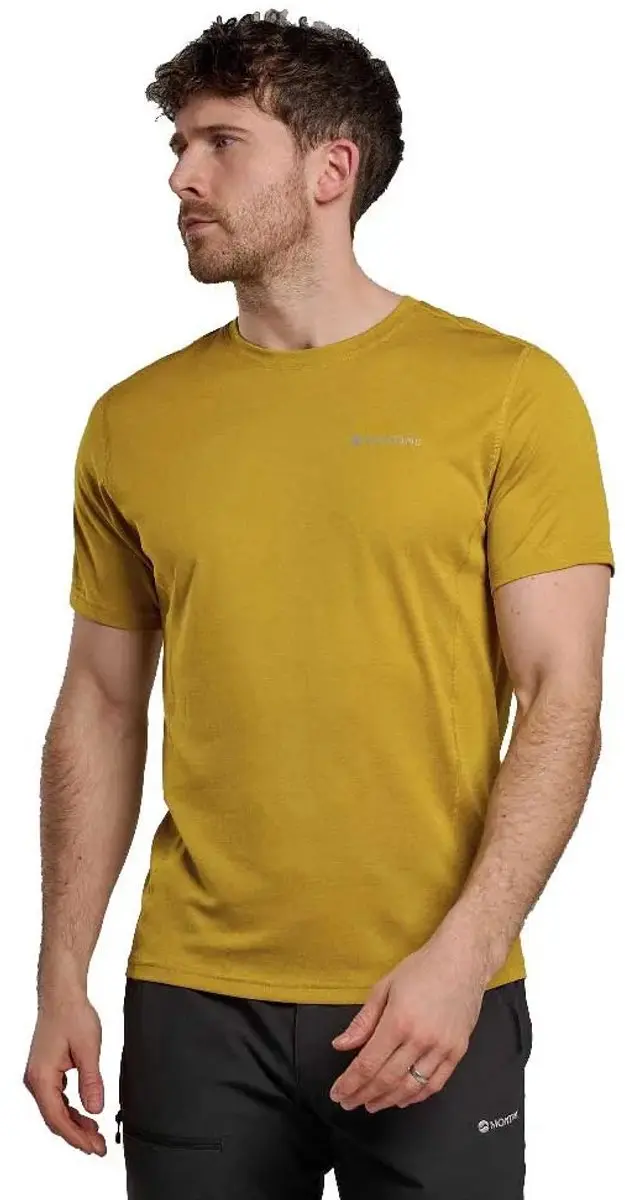 Montane Dart T-shirt Met Korte Mouwen Geel XL Man