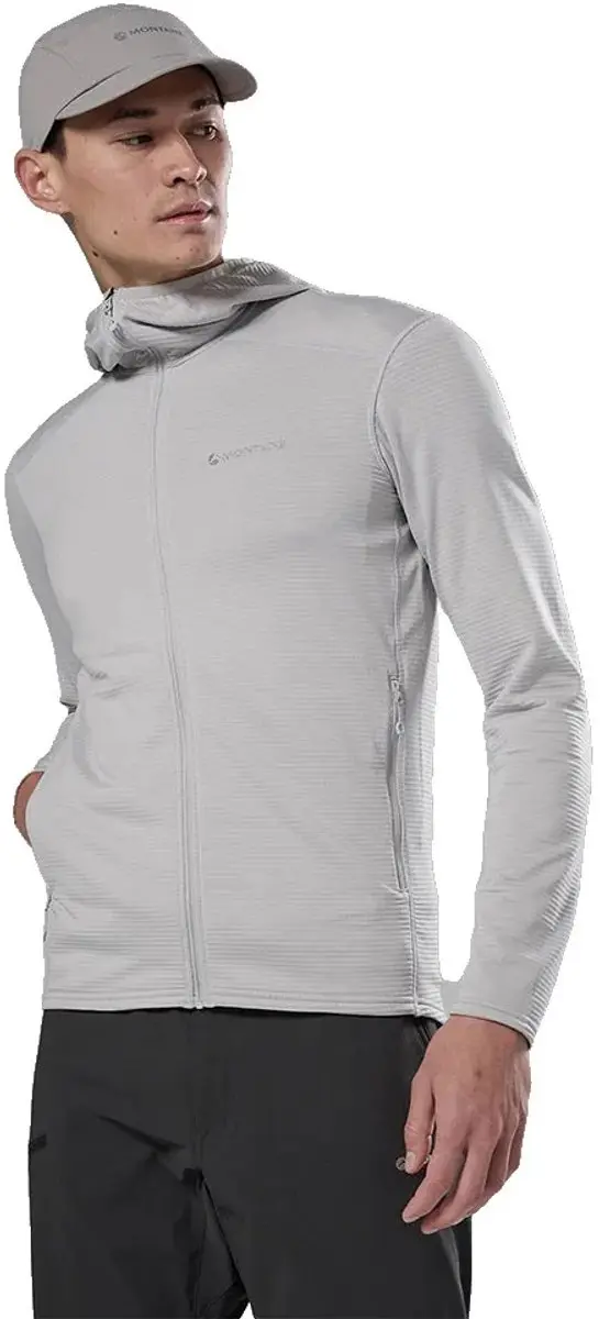 Montane Protium Lite Fleece Met Volledige Rits Grijs M Man