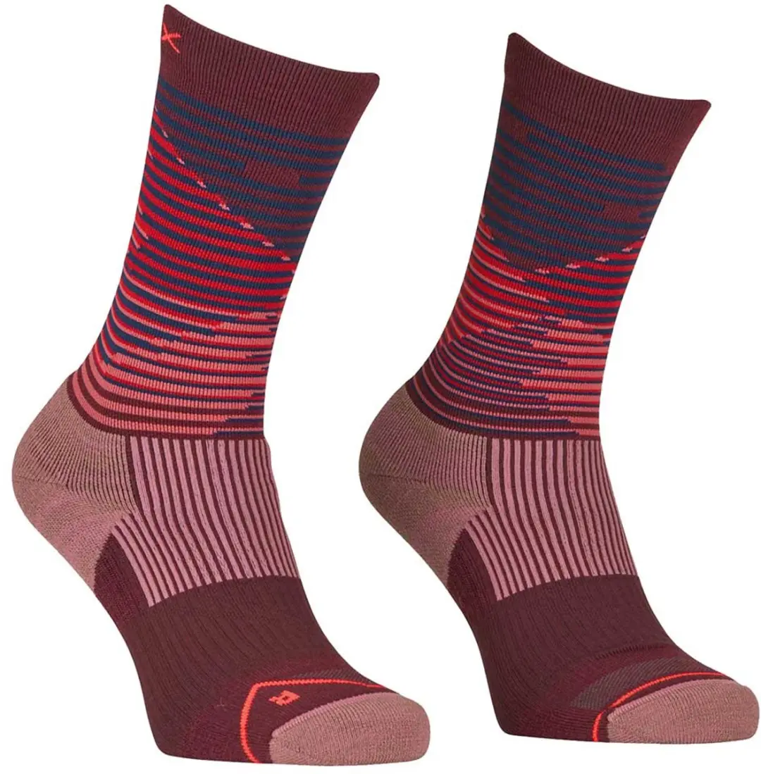 Ortovox All Mountain Mid Lange Sokken Rood EU 42-44 Vrouw