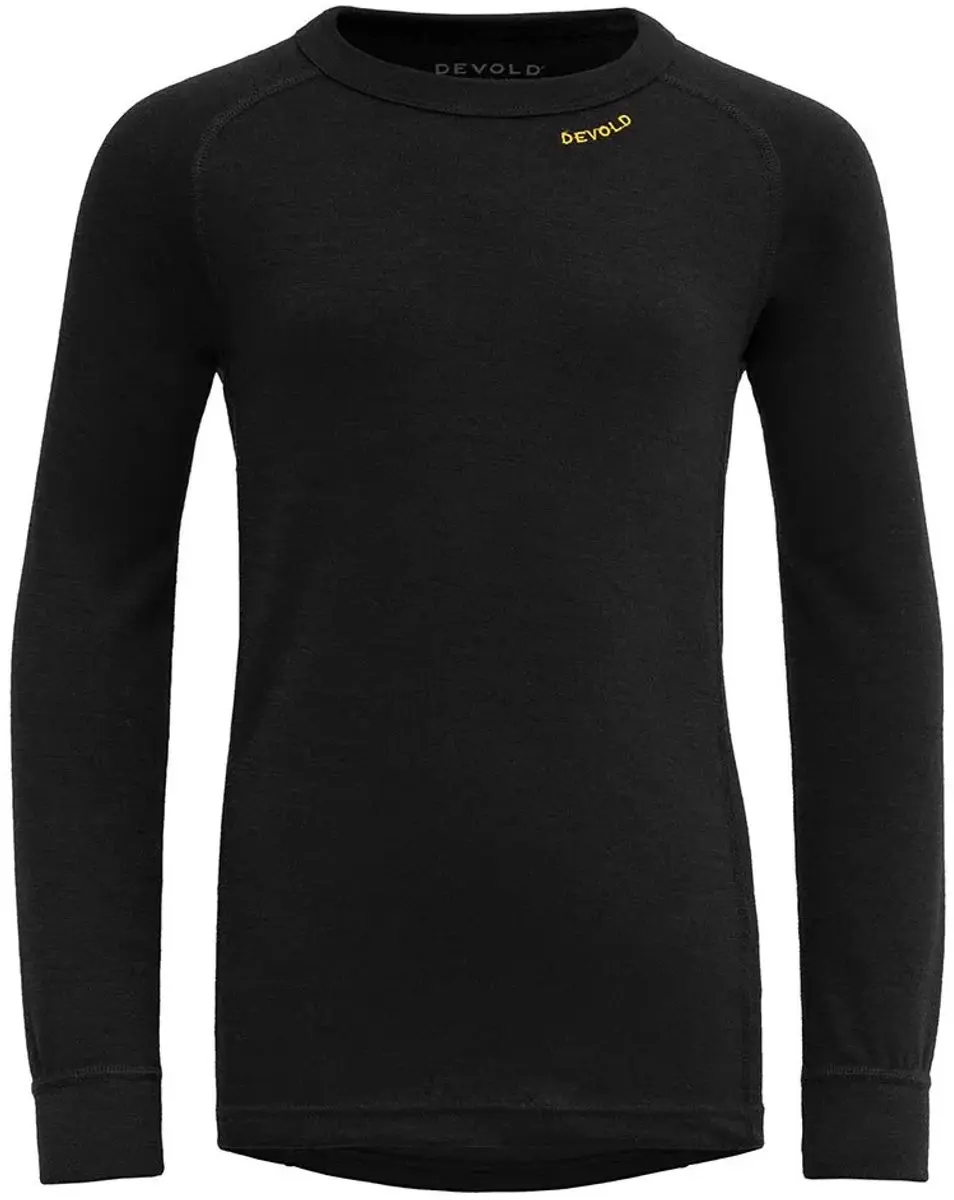 Devold Of Norway Duo Active Merino T-shirt Met Lange Mouwen Zwart 12 Years Kinde