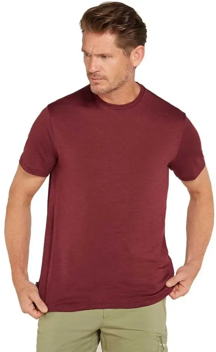 Icebreaker Merino 150 Tech Lite Iii T-shirt Met Korte Mouwen Rood L Man