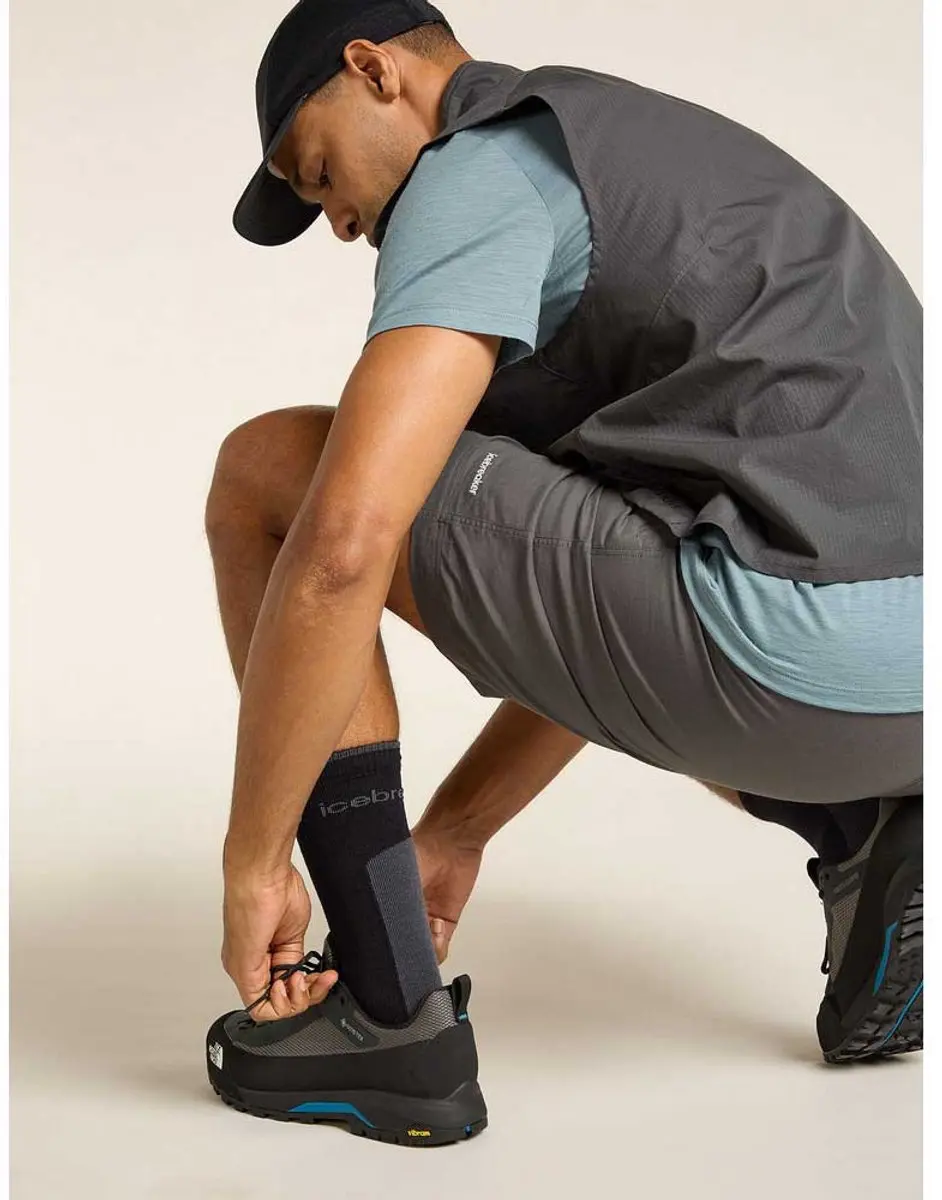 Icebreaker Merino Hike+ Light Crew Sokken - Black/Obsidian - afbeelding 4 van 6