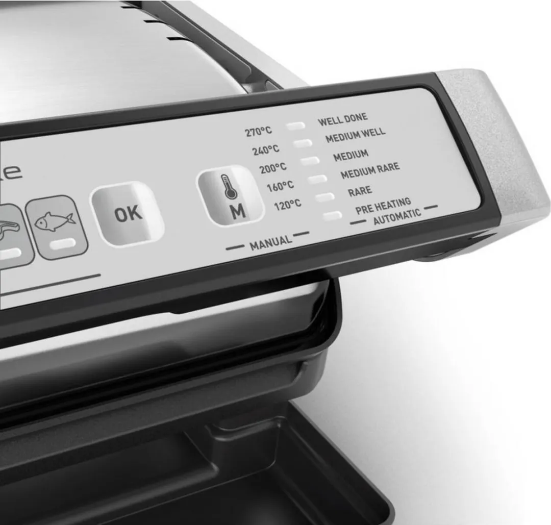 Tefal OptiGrill GC707D Contactgrill - 2000W - Zwart