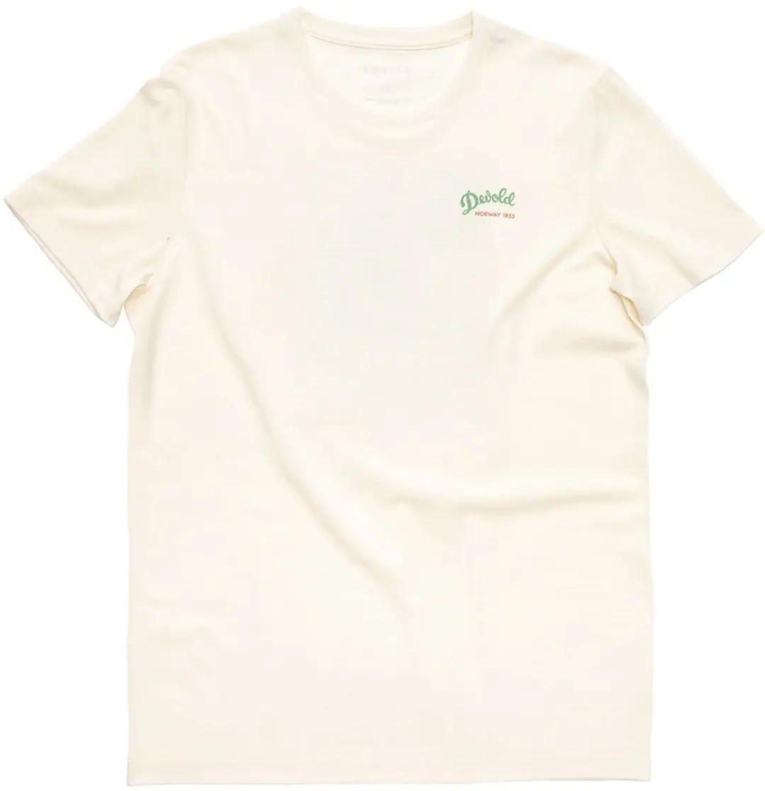 Devold Of Norway Woodworker T-shirt Met Korte Mouwen Beige M Man