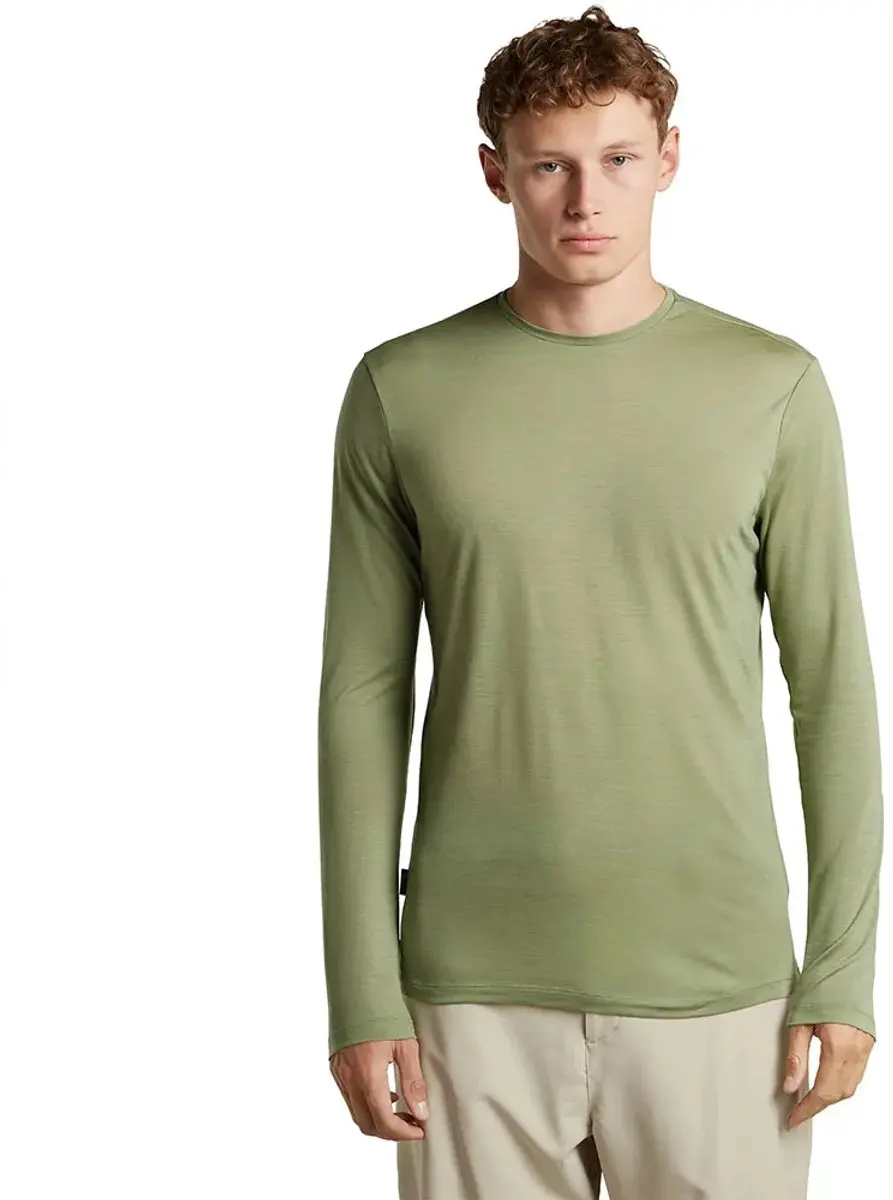 Icebreaker 125 Cool-lite Sphere Iii T-shirt Met Lange Mouwen Groen XL Man