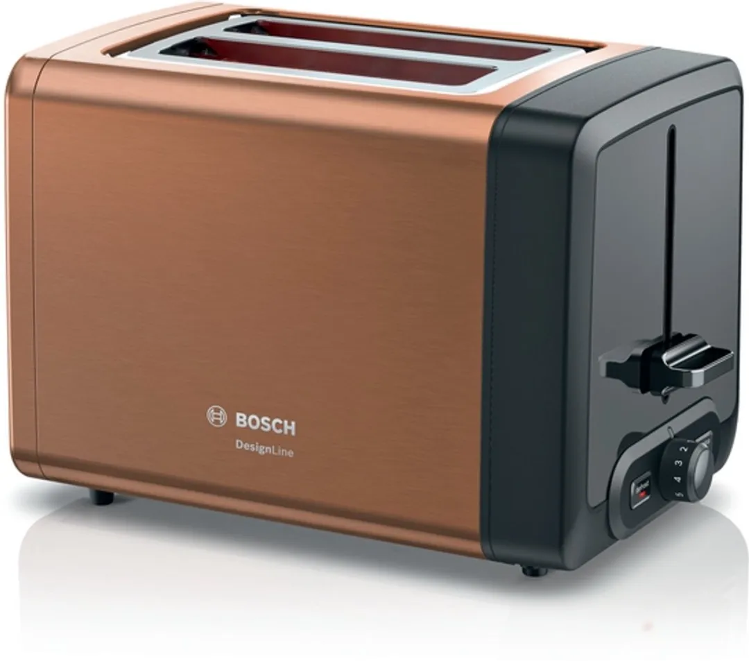 Bosch TAT4P429 DesignLine Broodrooster - 2 Sandwiches - 970W - Koper - afbeelding 6 van 6