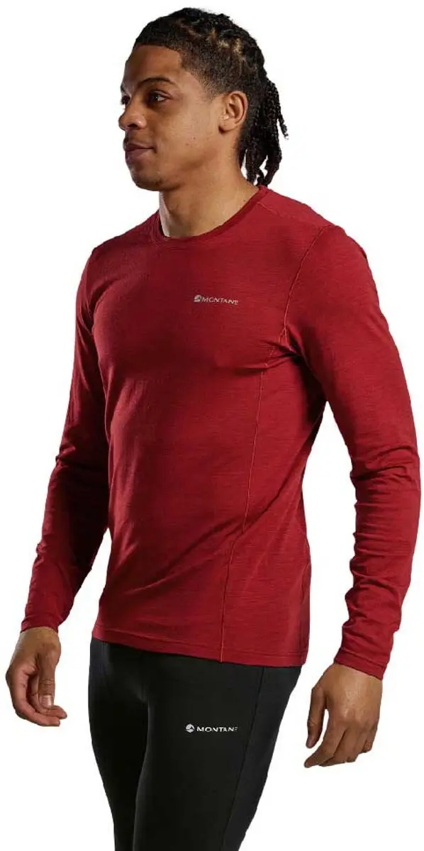 Montane Malli T-shirt Met Lange Mouwen Rood M Man