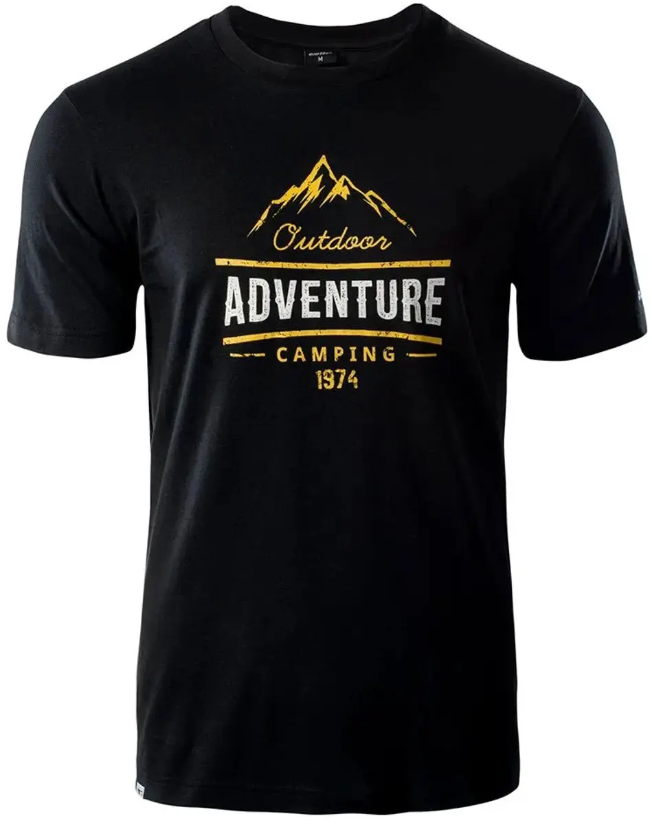 Hi-tec Lore T-shirt Met Korte Mouwen Zwart 2XL Man
