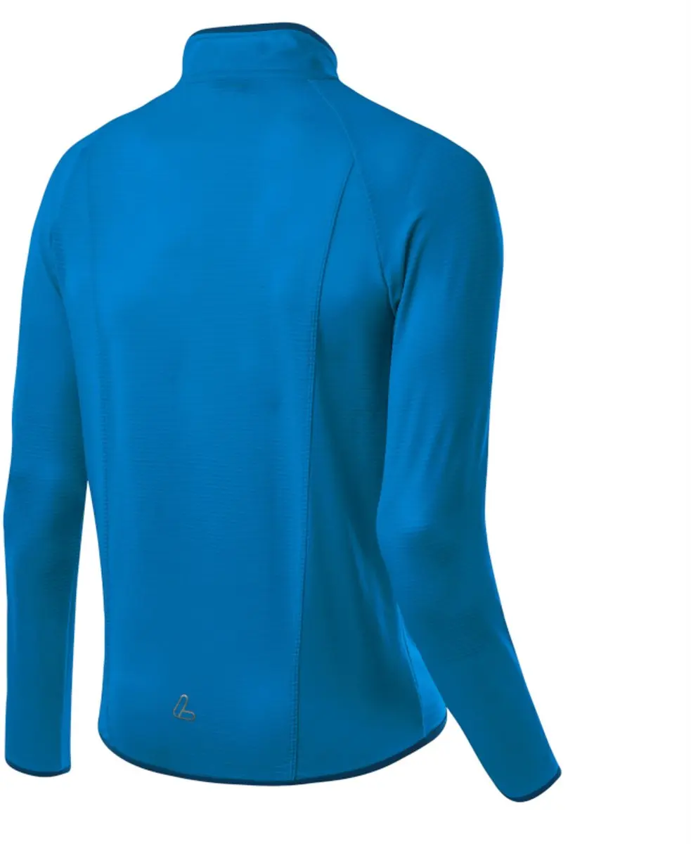 Loeffler shirt lange mouwen heren M Mid Jacket Techfleece Blue Lake