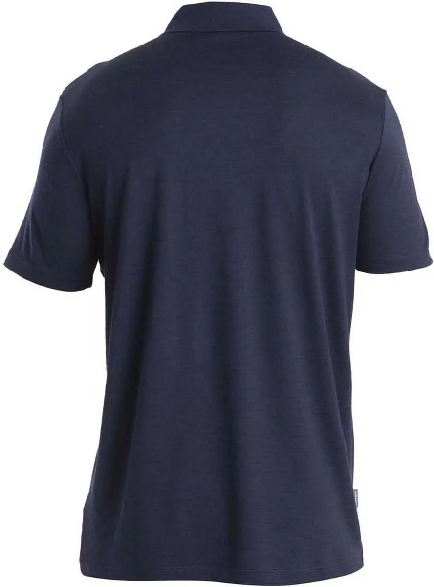 Icebreaker Merino 150 Tech Lite III SS Polo - Midnight Navy - afbeelding 6 van 6