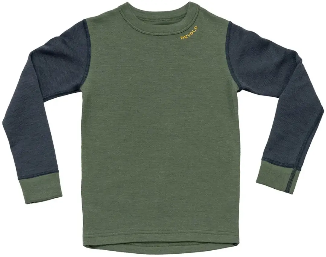 Devold Of Norway Expedition Merino T-shirt Met Lange Mouwen Groen 6 Years Kinder