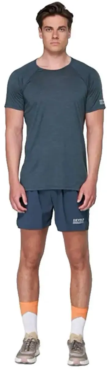 Devold Of Norway Endurance Merino 130 T-shirt Met Korte Mouwen Blauw XL Man