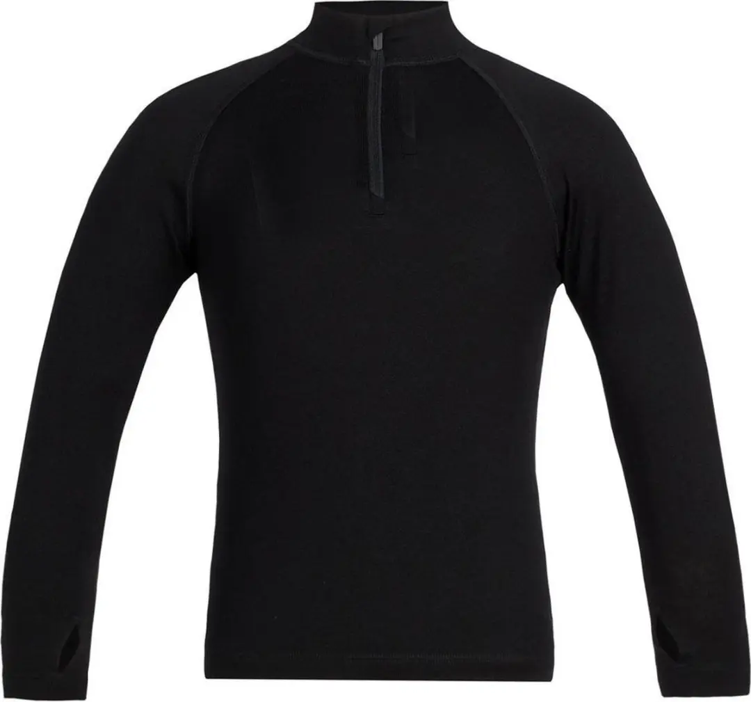 Icebreaker 260 Tech Merino Lange Mouwenshirt Zwart 8 Years