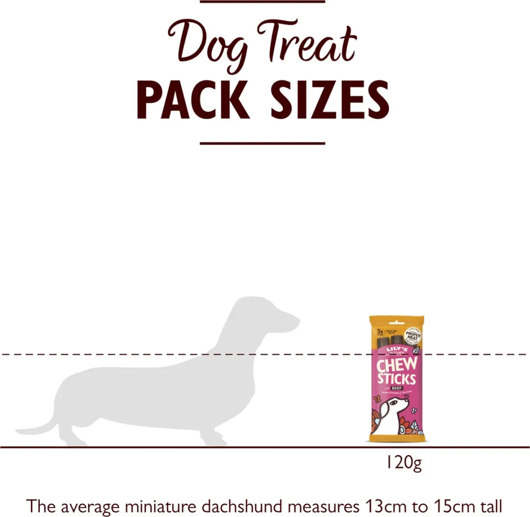 Lily's Kitchen Chew Sticks Rund - 10x120g