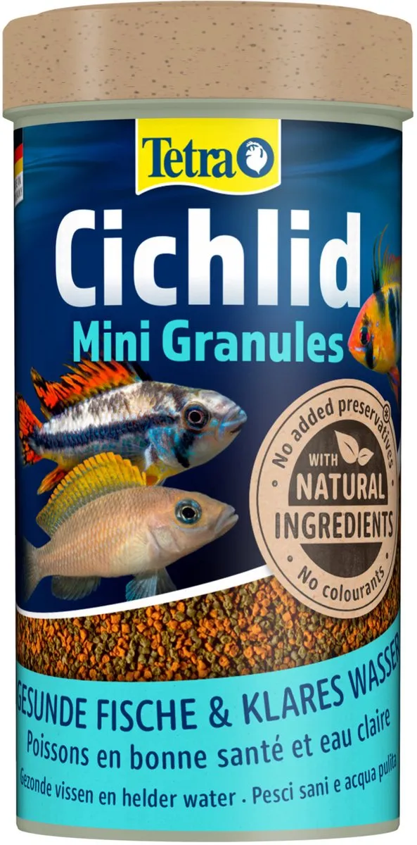 Tetra Cichlid Mini Granules Vissenvoer 250ml