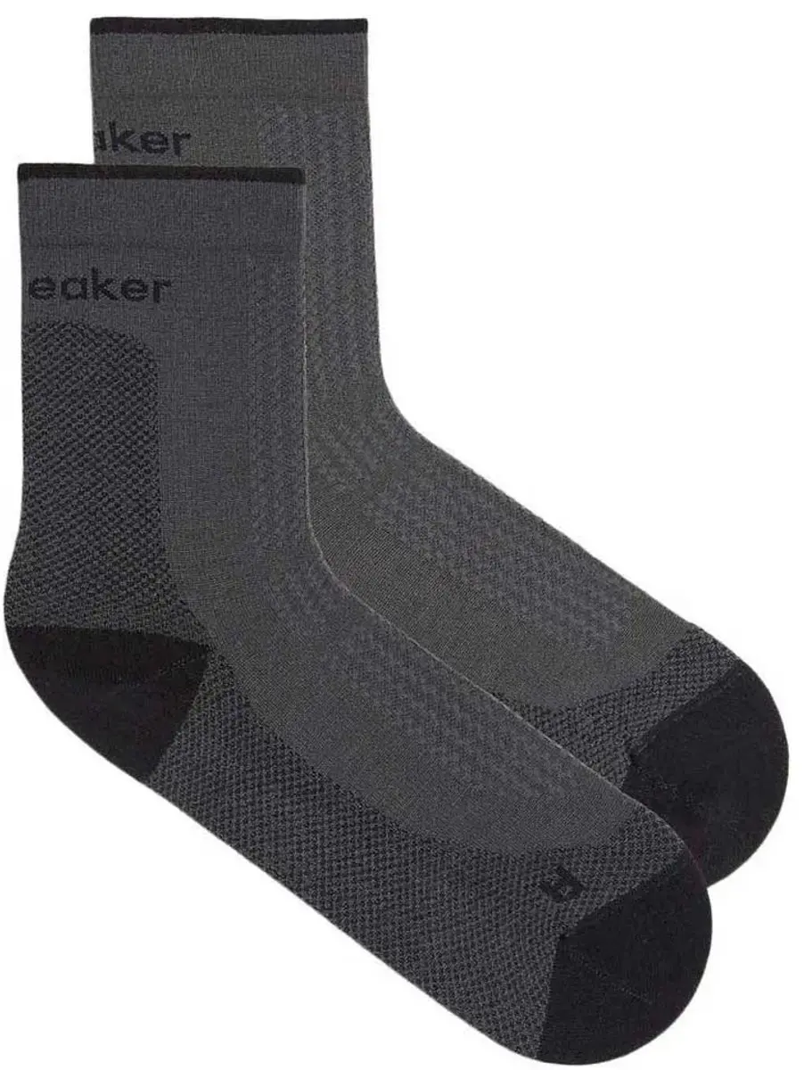 Icebreaker Merino Hike+ Ultralight Quarter Sokken Grijs EU 41-43 Vrouw