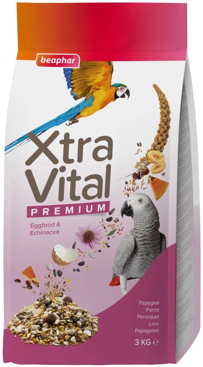 Beaphar XtraVital Papegaaienvoer 3x3kg