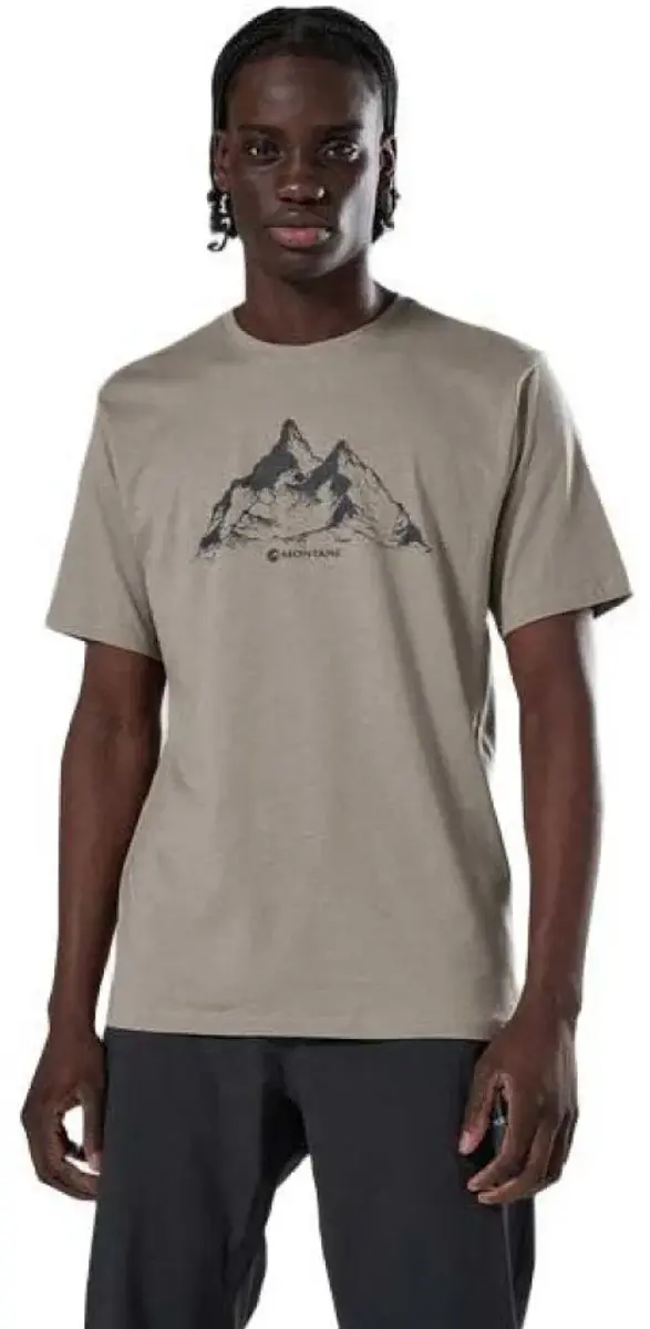 Montane Dual Mountain T-shirt Met Korte Mouwen Grijs L Man