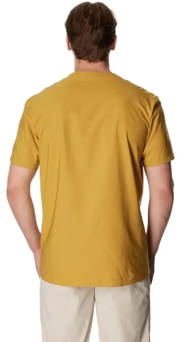 Houdini Cover Ii T-shirt Met Korte Mouwen Geel S Man