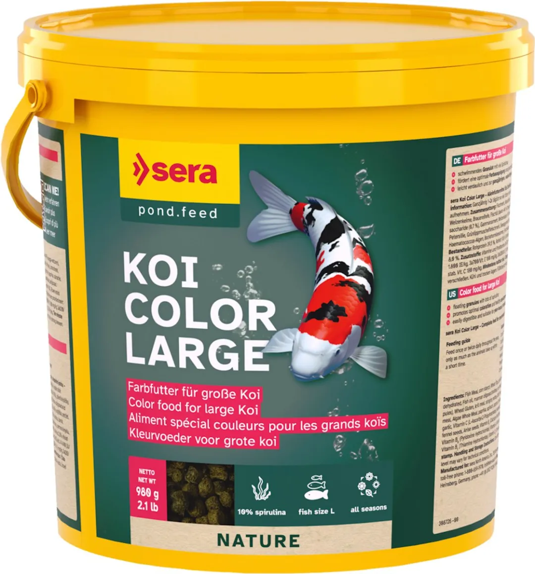 Sera Koi Color Nature Voeding Grote Koi 1.2L