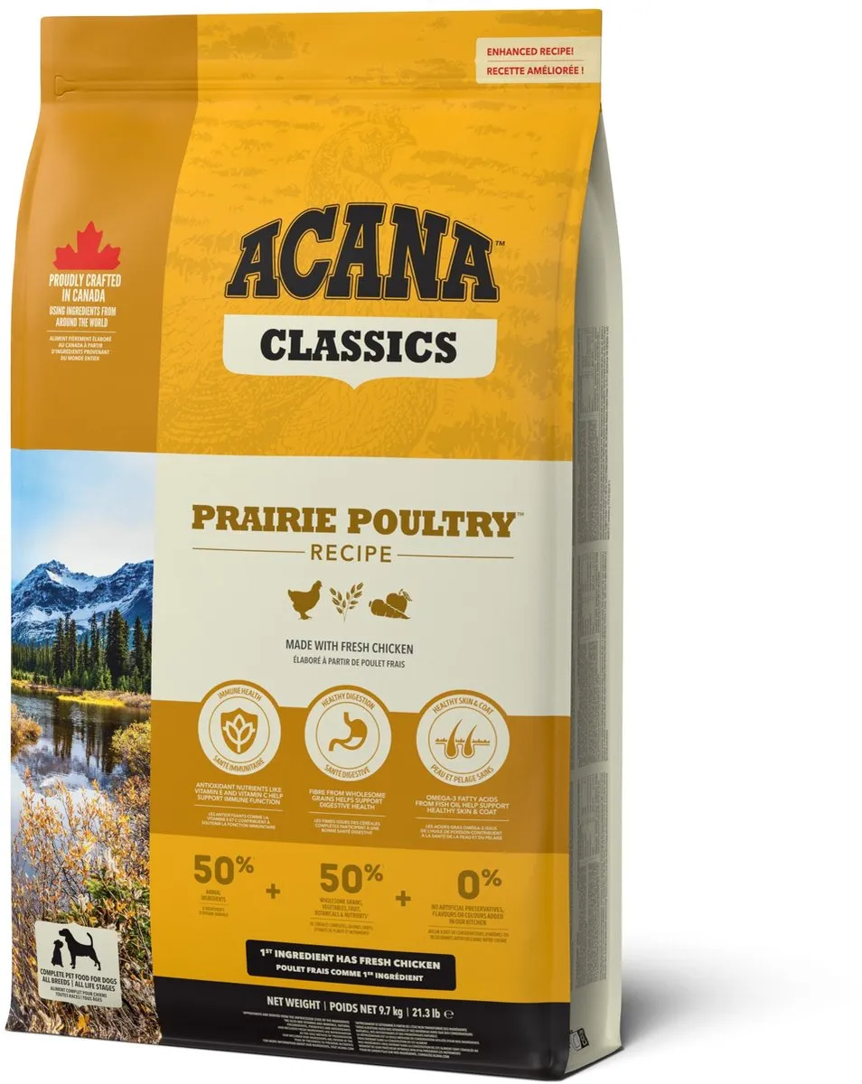 Acana Classics Prairie Poultry Hondenvoer - 9.7 kg