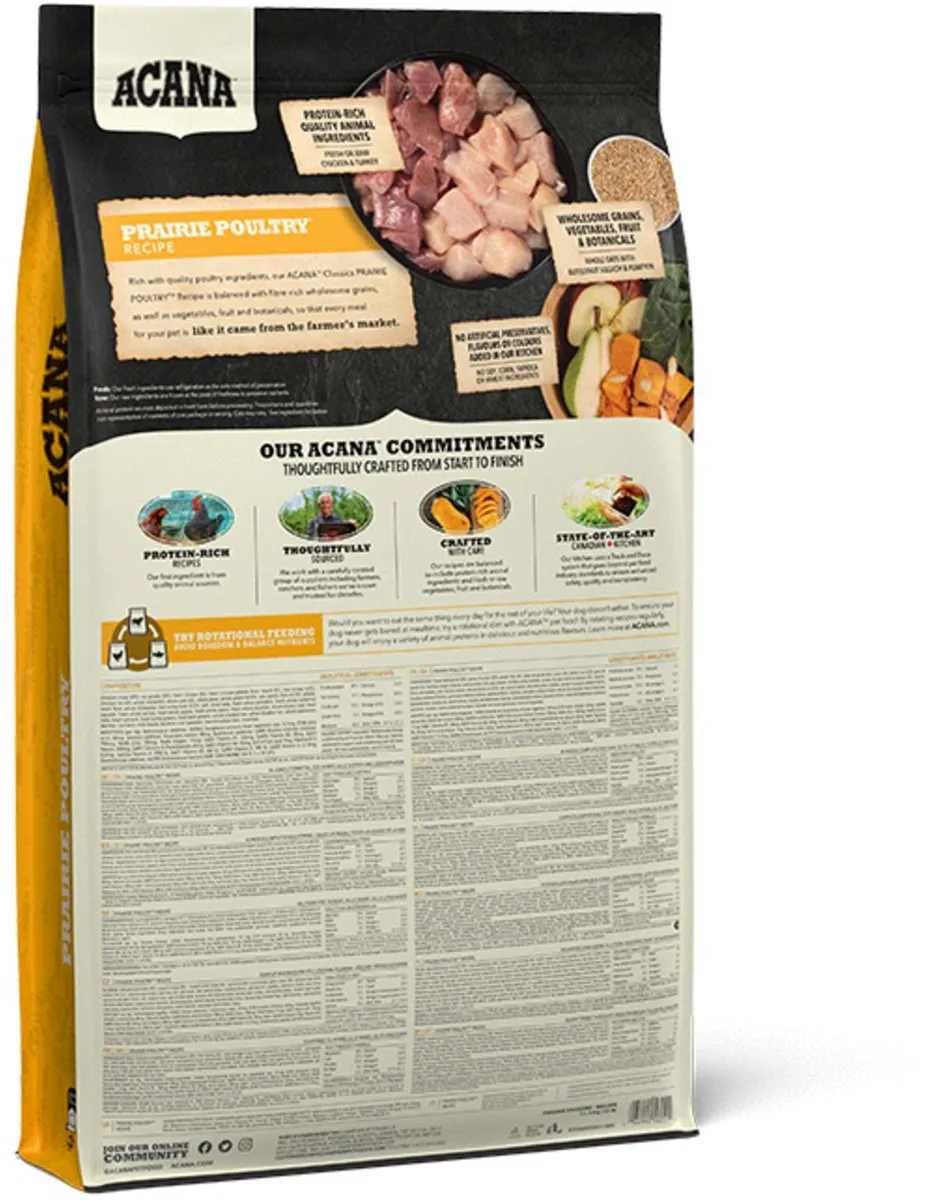 Acana Classics Prairie Poultry Hondenvoer - 9.7 kg