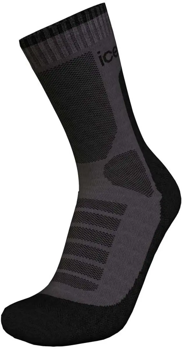 Icebreaker Merino Hike+ Heavy Crew Sokken Zwart EU 35-37 Vrouw