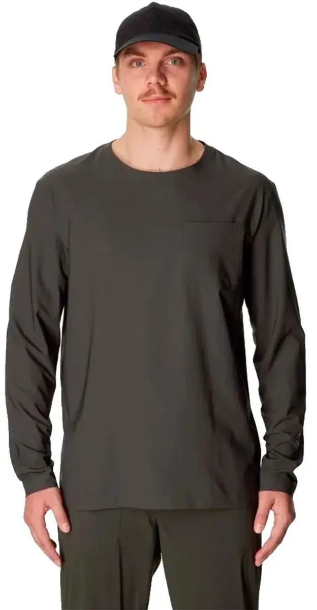 Houdini Cover T-shirt Met Lange Mouwen Groen L Man