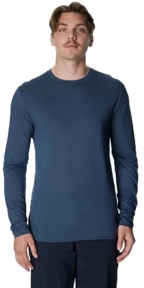 Houdini Tree T-shirt Met Lange Mouwen Blauw XL Man