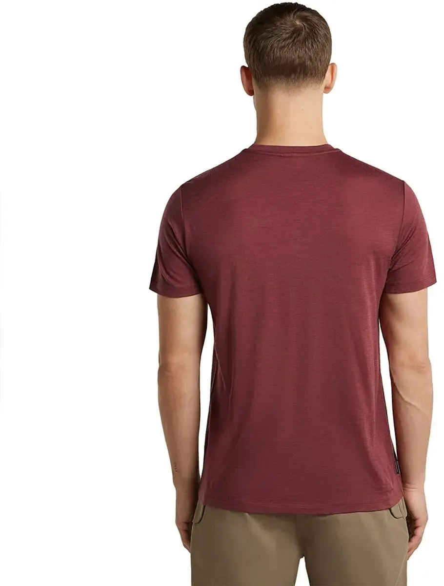 Icebreaker 150 Tech Lite Transportage T-shirt Met Korte Mouwen Rood XL Man