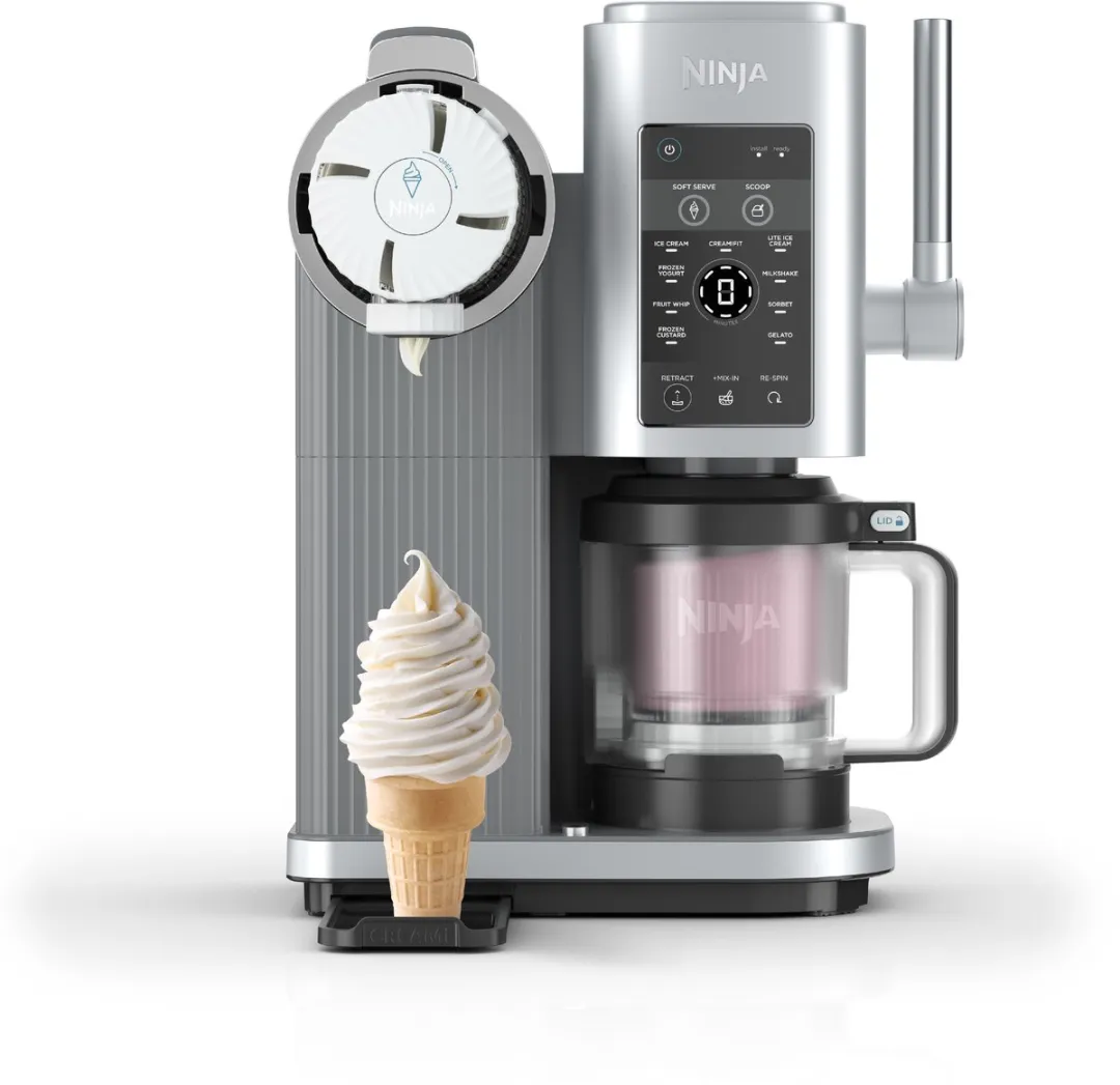 Ninja CREAMi SPIN NC701BU Schepijs- en Softijsmachine - 800W - Grijs