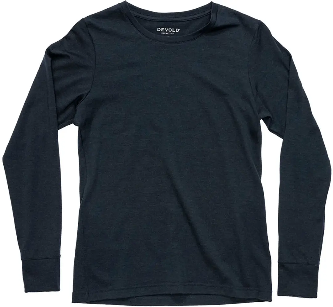 Devold Of Norway Classic T-shirt Met Lange Mouwen Blauw M Vrouw