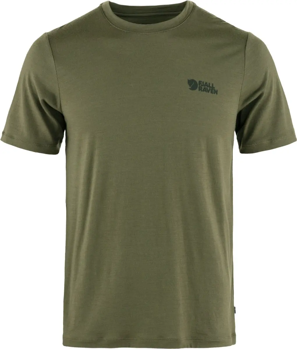 Fjällräven Abisko Wool Logo SS Men- Outdoorshirt
