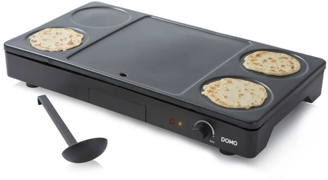 Domo DO8712W Gourmetstel - 4 Personen - 1000W - Zwart
