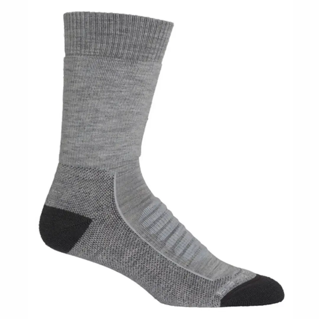 Sok Icebreaker Men Hike+ Heavy Crew Blizzard Heather Snow-S