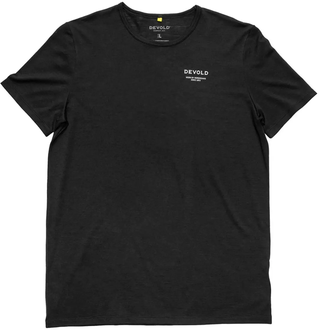 Devold Of Norway Active Worn By T-shirt Met Korte Mouwen Zwart XL Man
