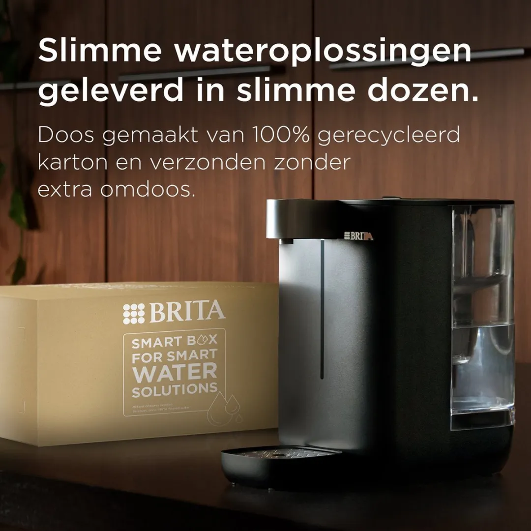BRITA Cube UVC MXPro Waterdispenser & Theemachine - 4L - Zwart