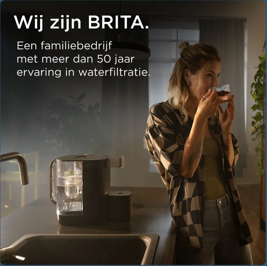 BRITA Cube UVC MXPro Waterdispenser & Theemachine - 4L - Zwart