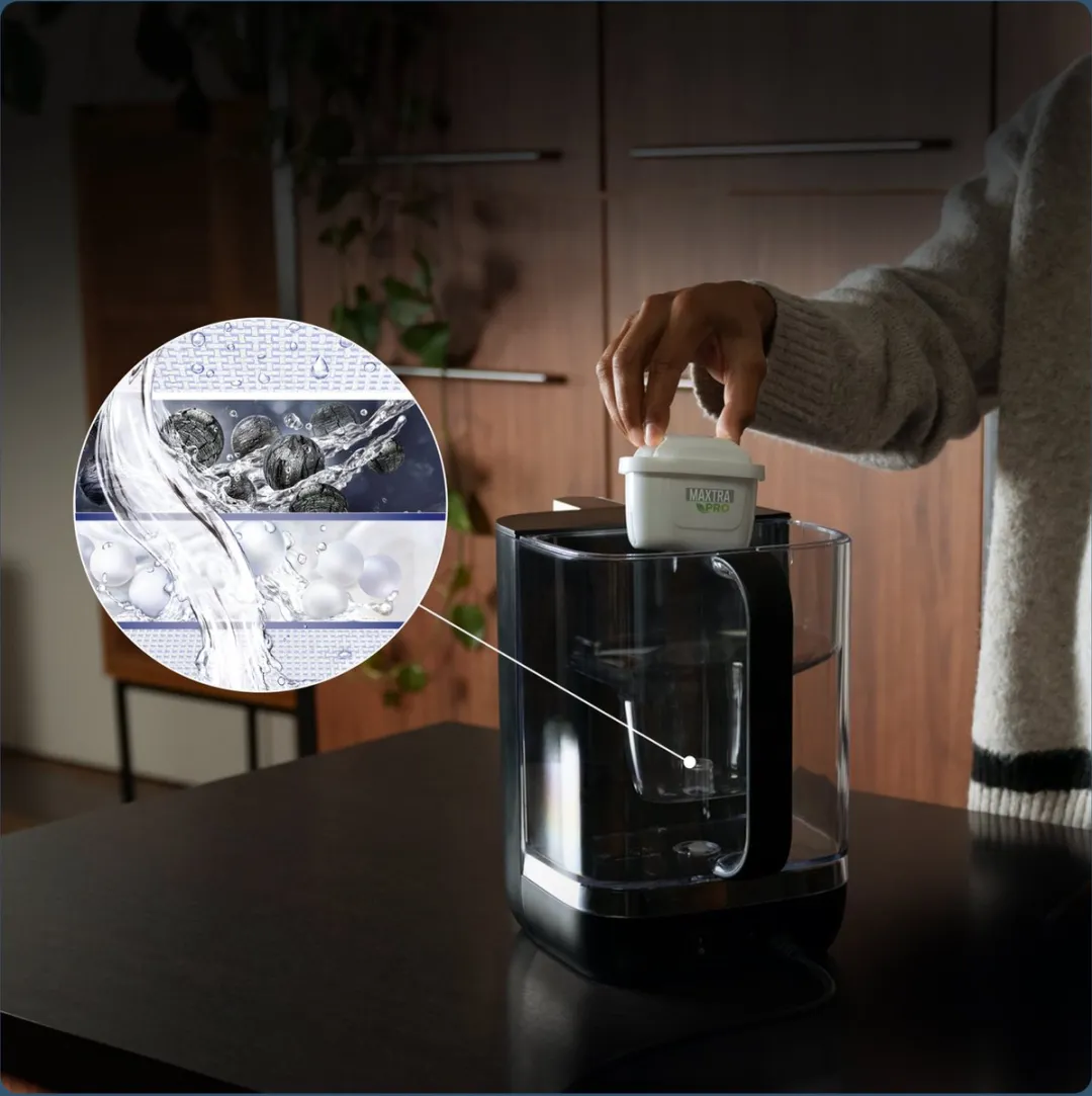 BRITA Cube UVC MXPro Waterdispenser & Theemachine - 4L - Zwart