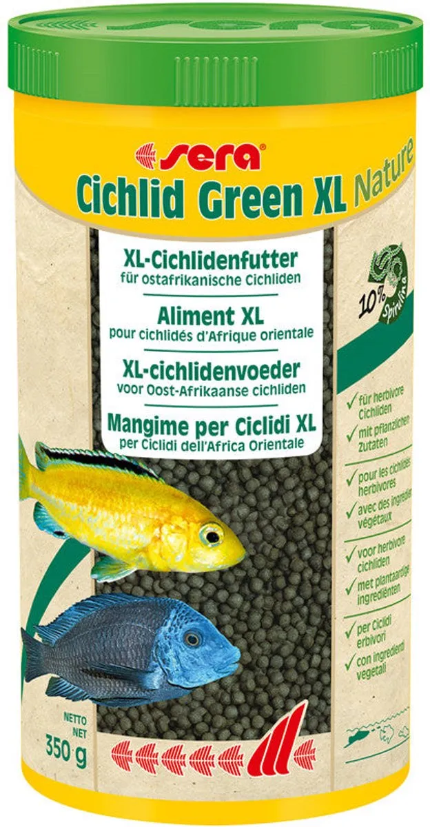 Sera Cichlid Green XL Voer 0.4l