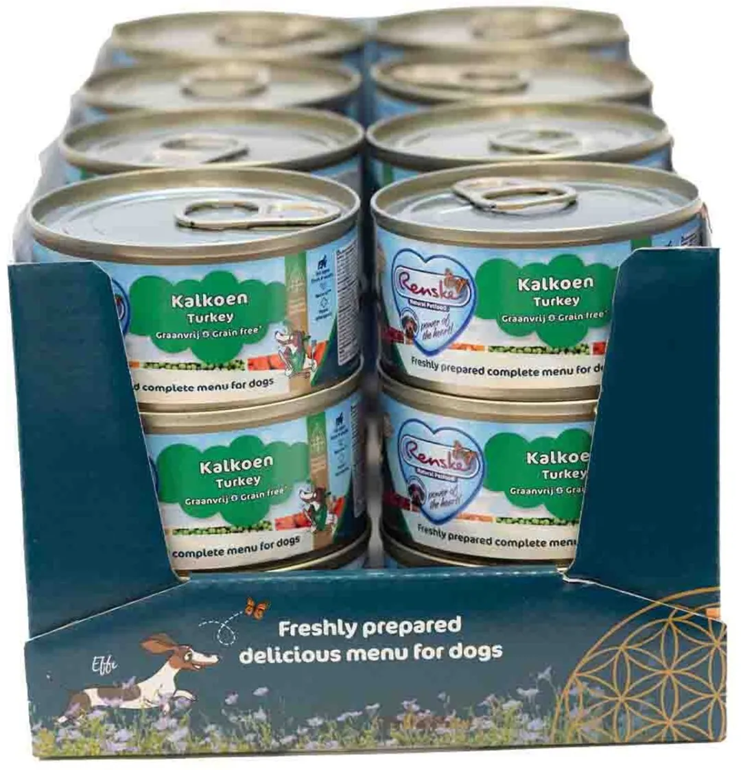 Renske Blik Vers Gestoomd Senior Graanvrij - 24 x Kalkoen 95g