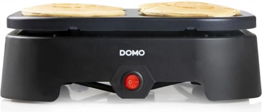 Domo DO8718P Pannenkoekenmaker Emoji-Party - 4 Stuks - 600W - Zwart