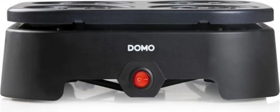 Domo DO8718P Pannenkoekenmaker Emoji-Party - 4 Stuks - 600W - Zwart