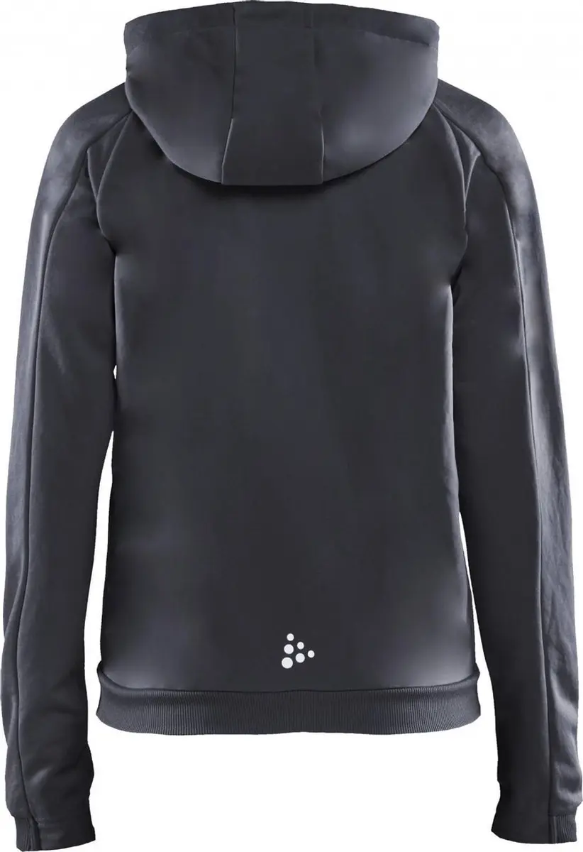 Craft Evolve Hooded Kindervest - 164 - Donkergrijs - afbeelding 3 van 5