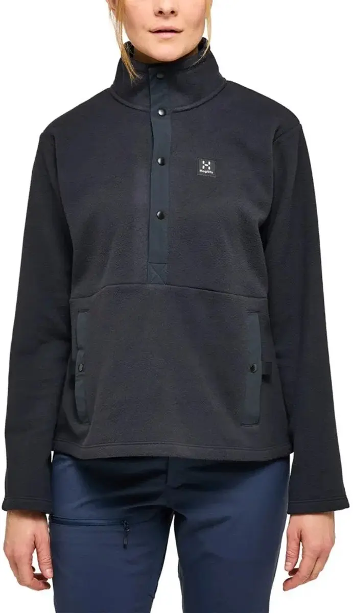Haglofs Mora Mid Sweatshirt Met Rits Zwart S Vrouw